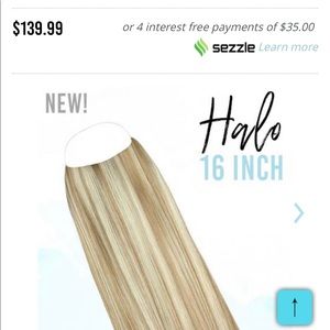 ZALA 16 inch halo extensions with bag/accessories